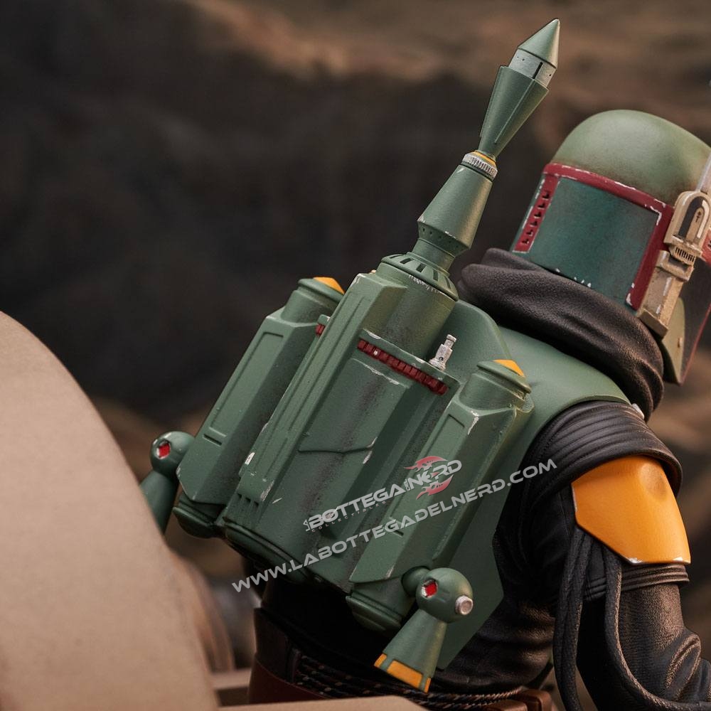 The Mandalorian - Premier Collection 1/7 Boba Fett on Throne 24cm - immagine 5