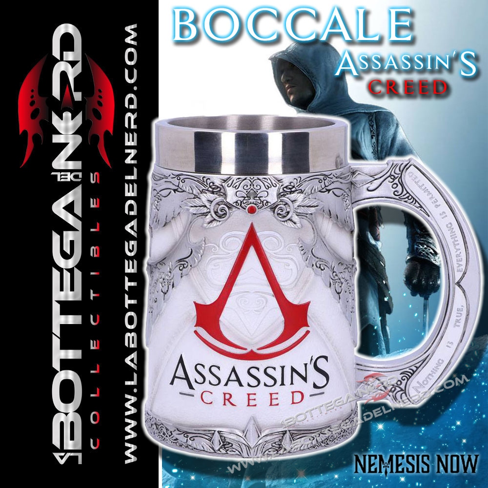 BOCCALE IN RESINA - Assassin's Creed Tankard Logo16cm