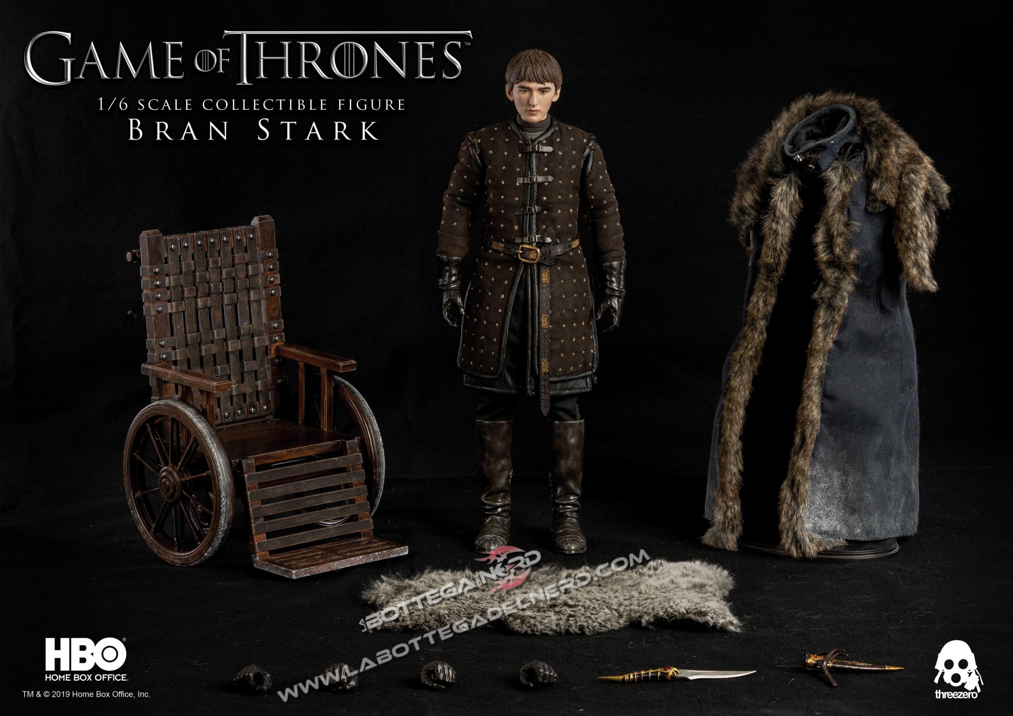 Game of Thrones - Action Figure 1/6 Bran Stark 29cm - immagine 8