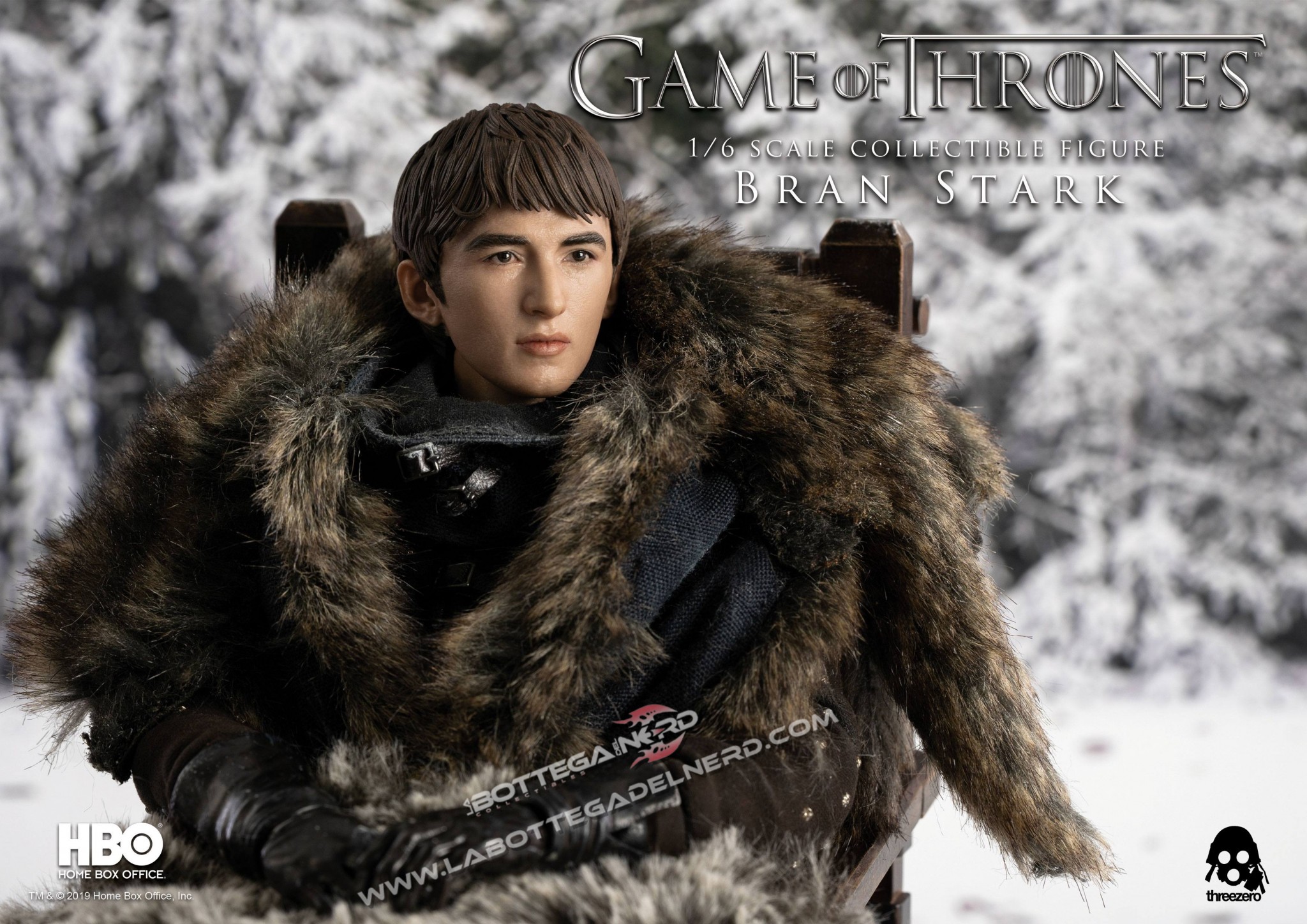 Game of Thrones - Action Figure 1/6 Bran Stark 29cm - immagine 4
