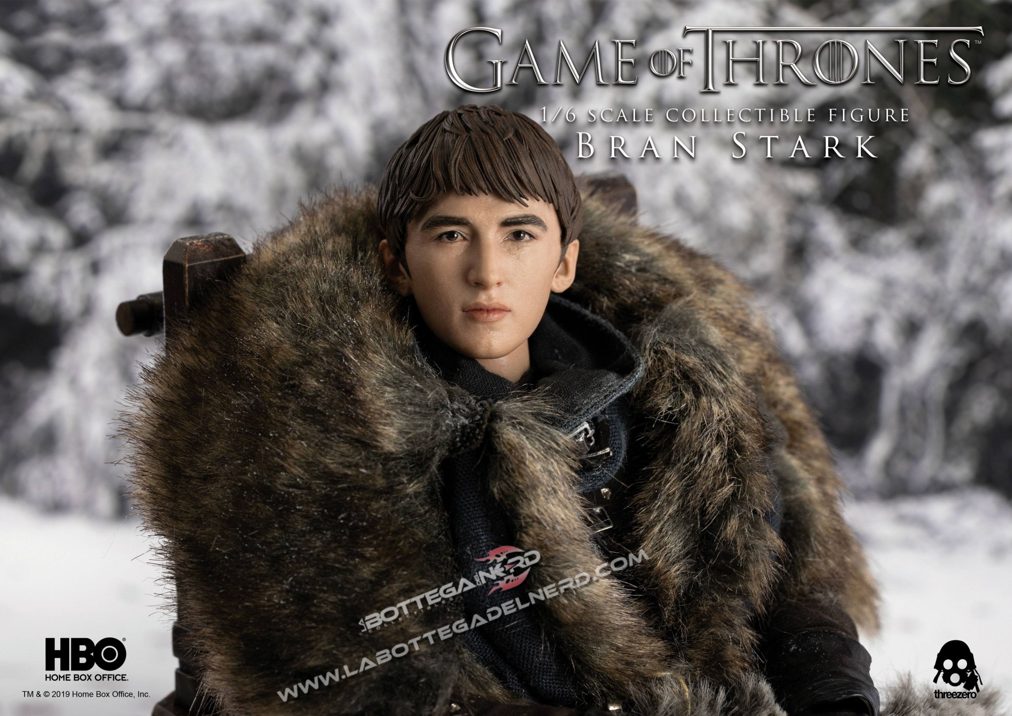 Game of Thrones - Action Figure 1/6 Bran Stark 29cm - immagine 5