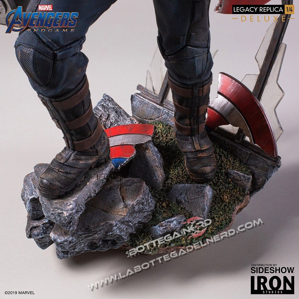 Avengers: Endgame - Statua 1/4 Captain America Deluxe 59cm - immagine 8