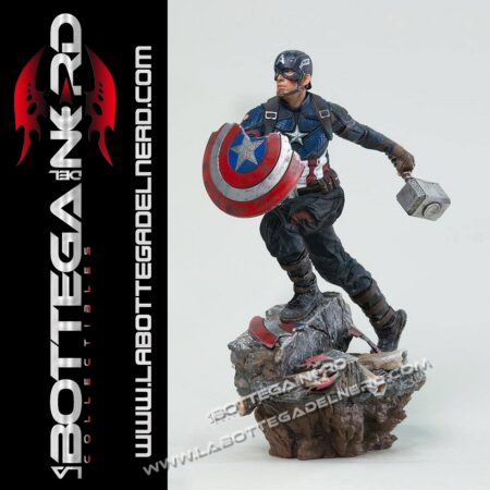 Avengers: Endgame - Deluxe Statua Captain America 21cm