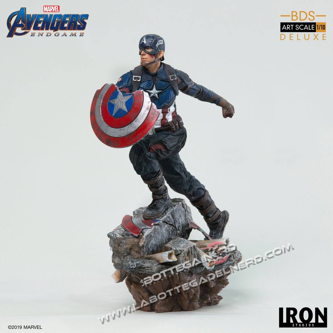 Avengers: Endgame - Deluxe Statua Captain America 21cm - immagine 3