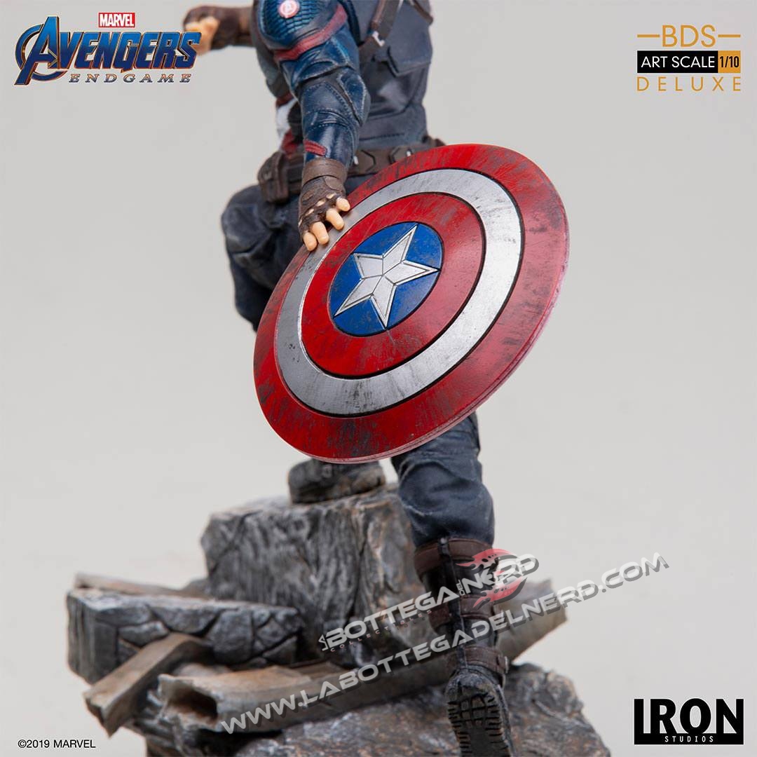 Avengers: Endgame - Deluxe Statua Captain America 21cm - immagine 4