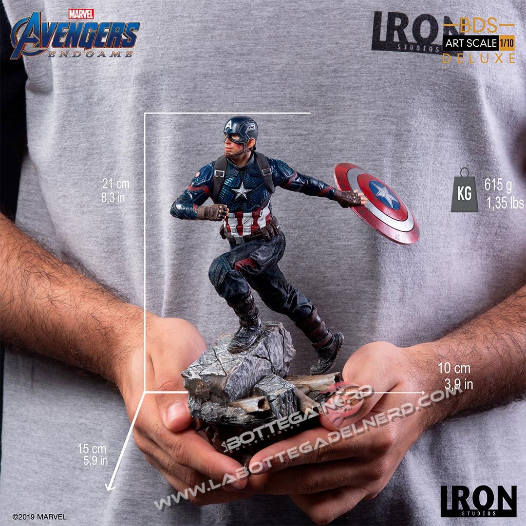 Avengers: Endgame - Deluxe Statua Captain America 21cm - immagine 6