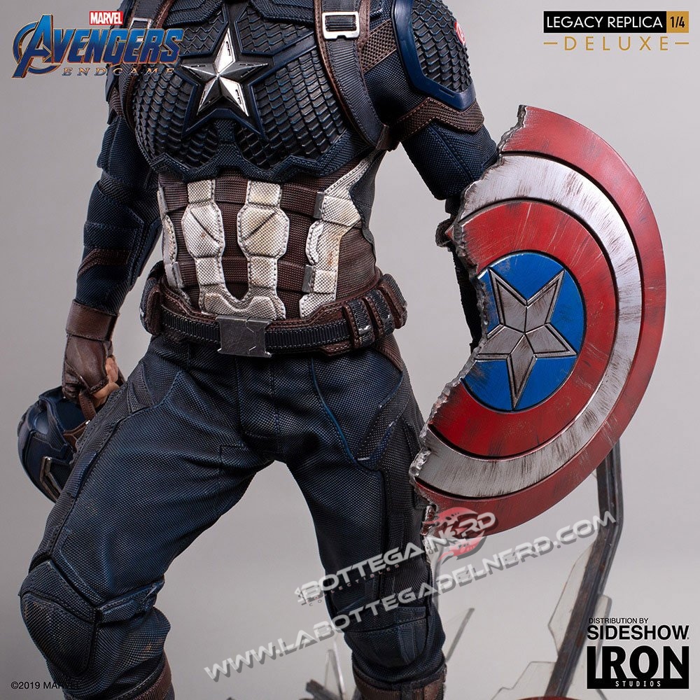 Avengers: Endgame - Statua 1/4 Captain America Deluxe 59cm - immagine 4