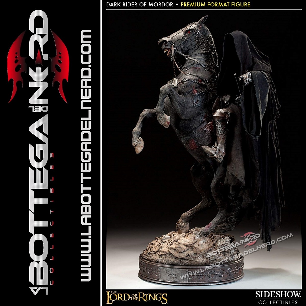 Lord of the Rings - Premium Format 1/4 Dark Rider of Mordor 79cm
