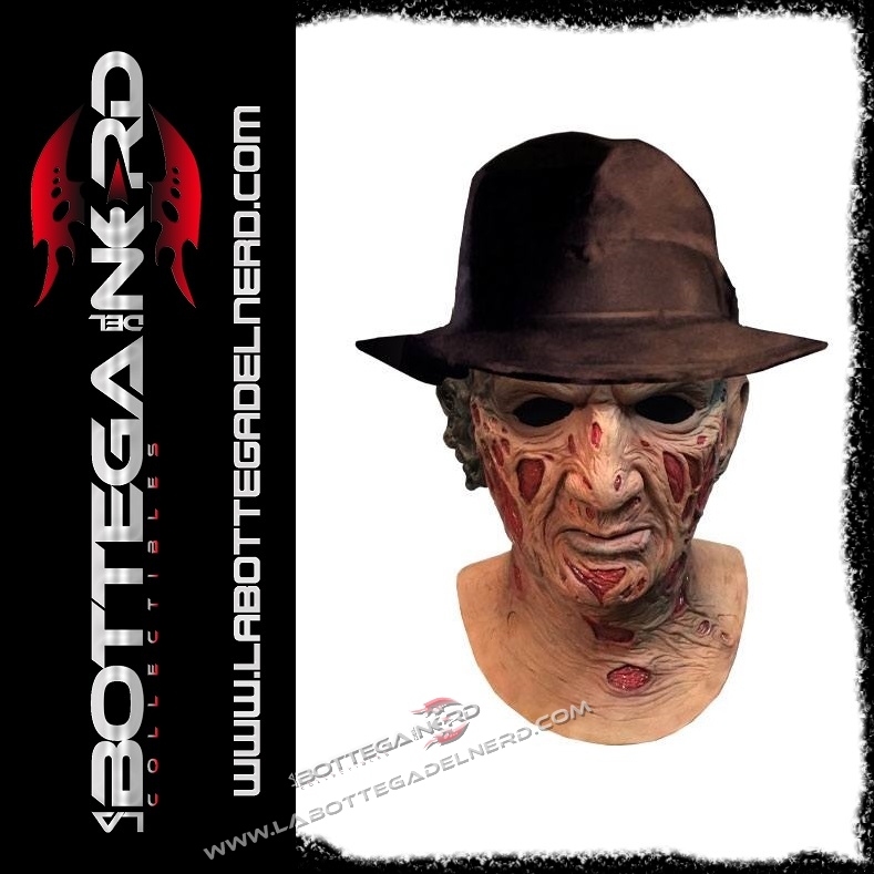 Nightmare On Elm Street - Mask Latex Freddy Krueger con cappello