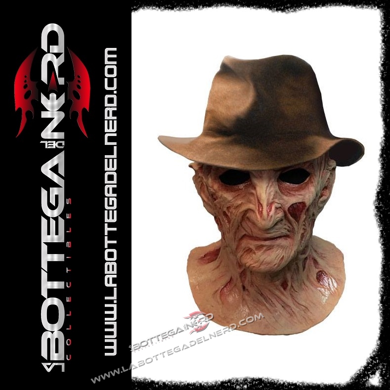 Nightmare on Elm Street 4 - Latex Mask Freddy Krueger con cappello
