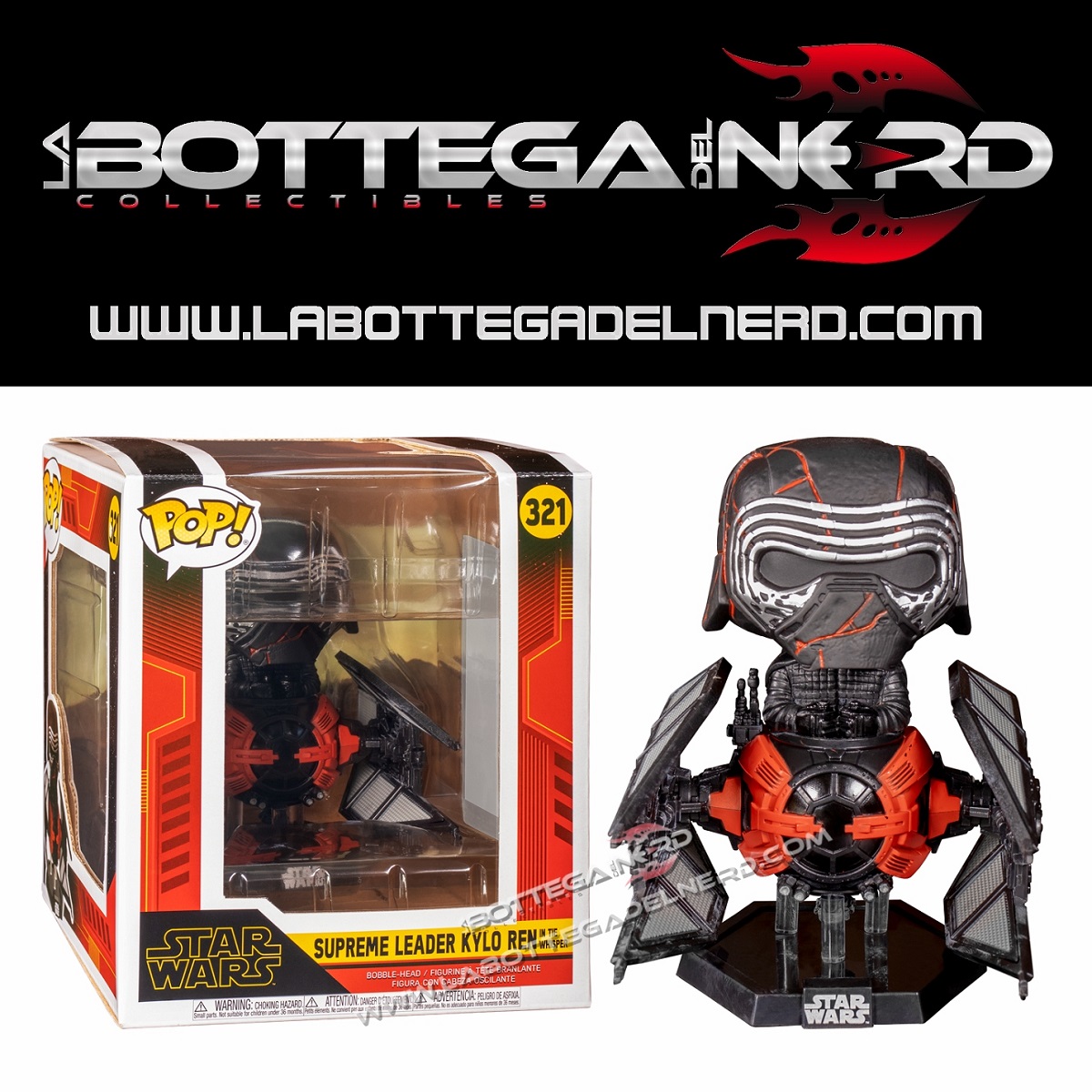 STAR WARS - Episode IX Kylo Ren Supreme Leader DELUXE 10cm