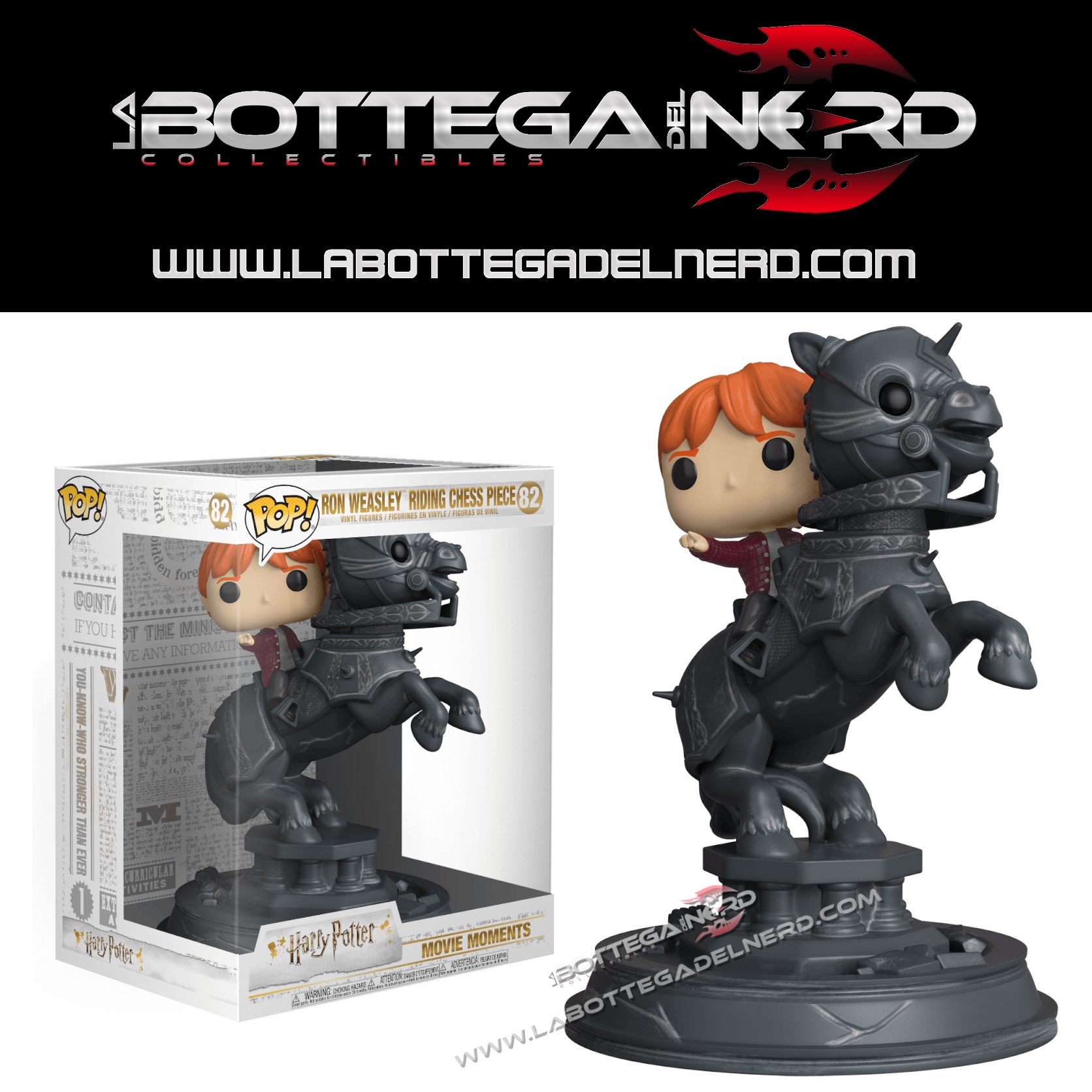 Harry Potter POP! - Ron Riding Chess Piece 21cm
