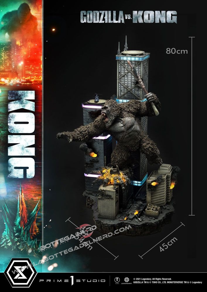 Godzilla vs Kong - Statue Kong Final Battle diorama 80cm - immagine 5