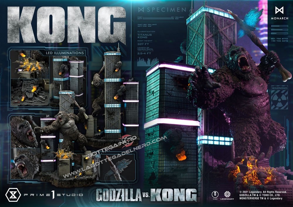 Godzilla vs Kong - Statue Kong Final Battle diorama 80cm - immagine 10