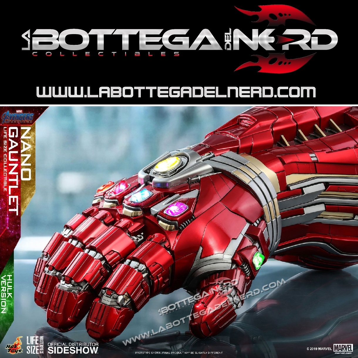 Avengers: Endgame - Replica 1/1 Nano Gauntlet Hulk 71cm