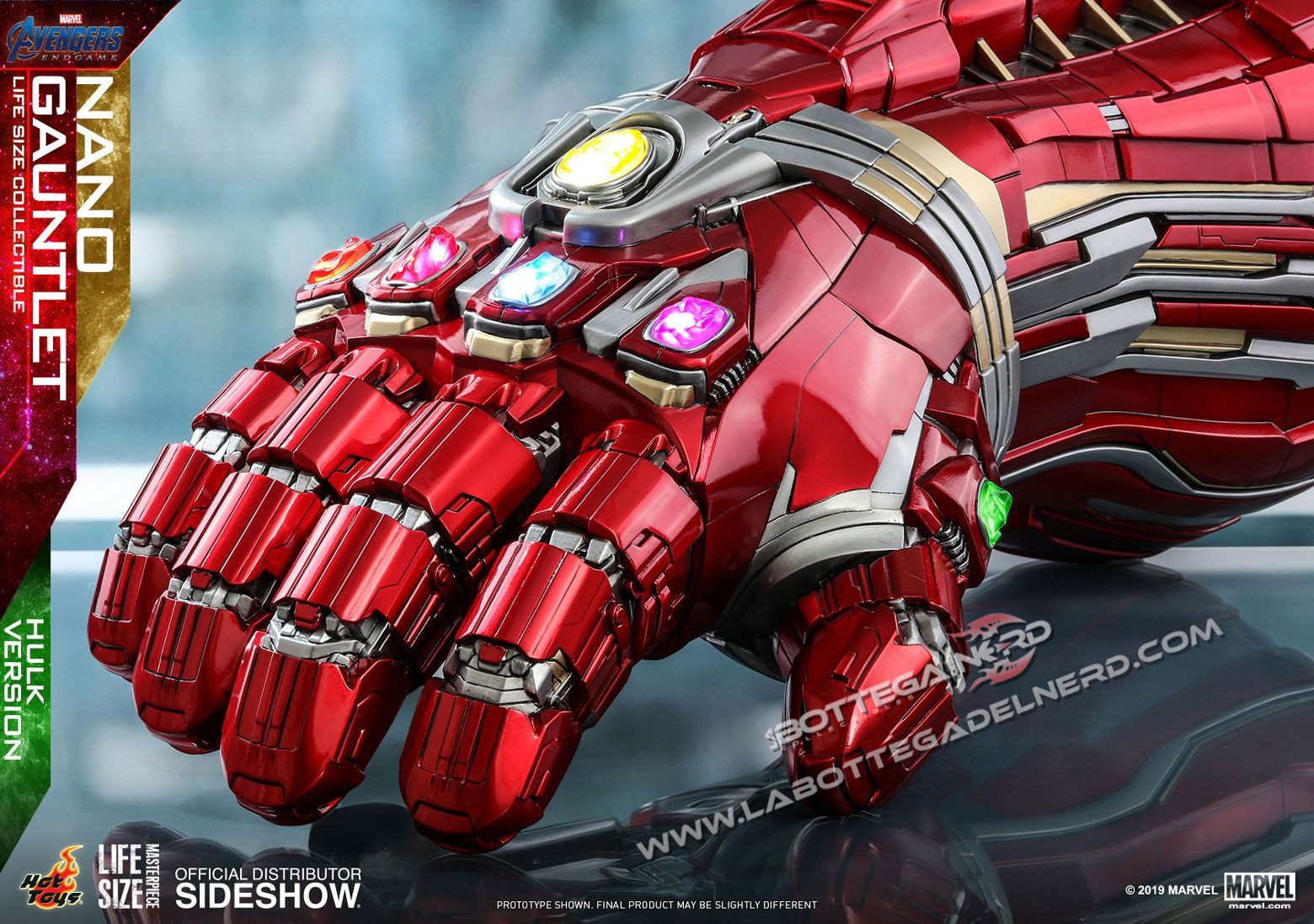 Avengers: Endgame - Replica 1/1 Nano Gauntlet Hulk 71cm - immagine 5