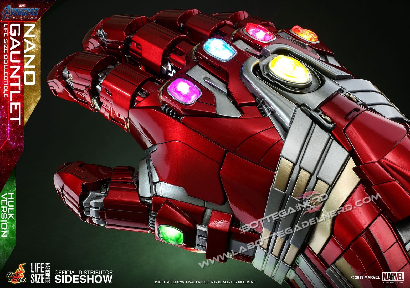 Avengers: Endgame - Replica 1/1 Nano Gauntlet Hulk 71cm - immagine 4