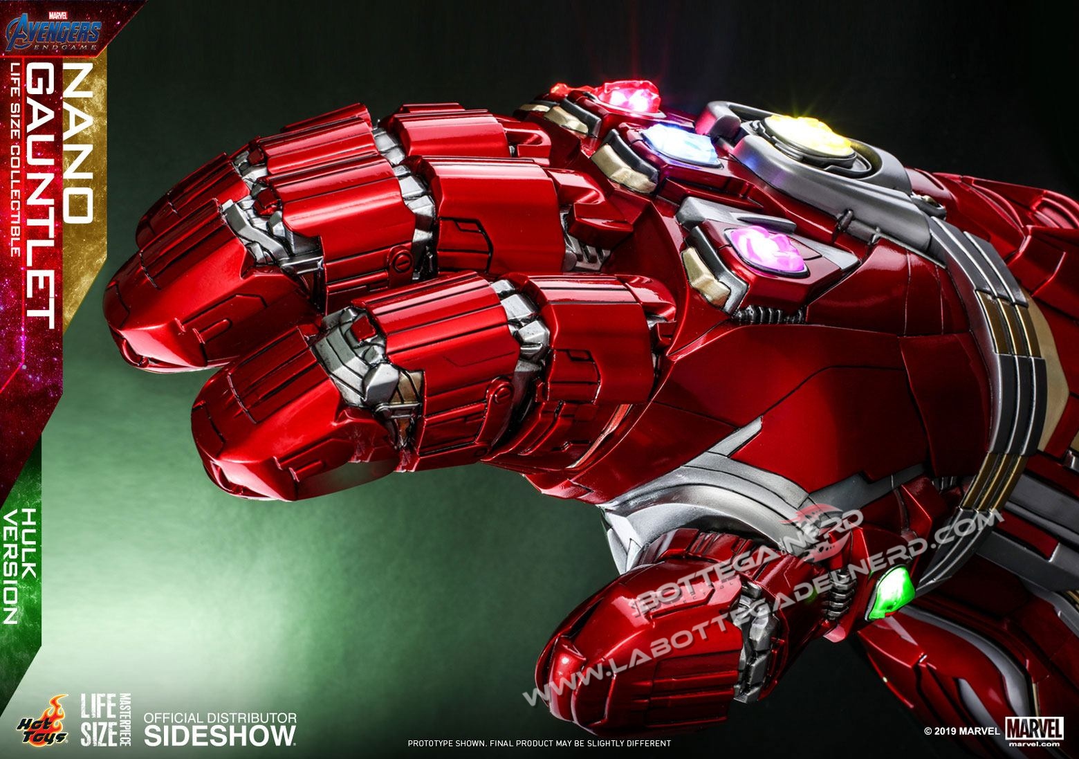 Avengers: Endgame - Replica 1/1 Nano Gauntlet Hulk 71cm - immagine 3