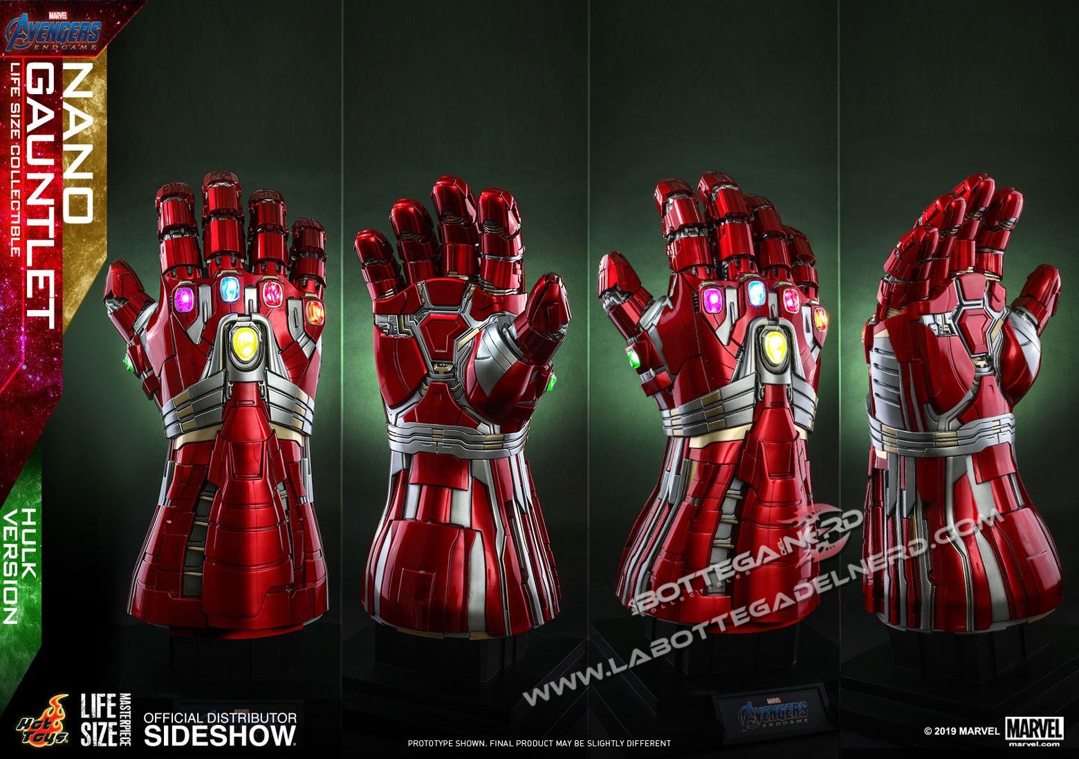 Avengers: Endgame - Replica 1/1 Nano Gauntlet Hulk 71cm - immagine 6