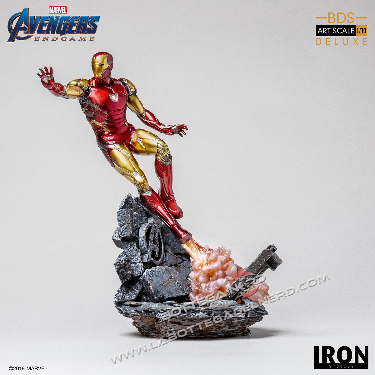 Avengers Endgame - Statua Iron Man Mark 85 Deluxe 29cm - immagine 2