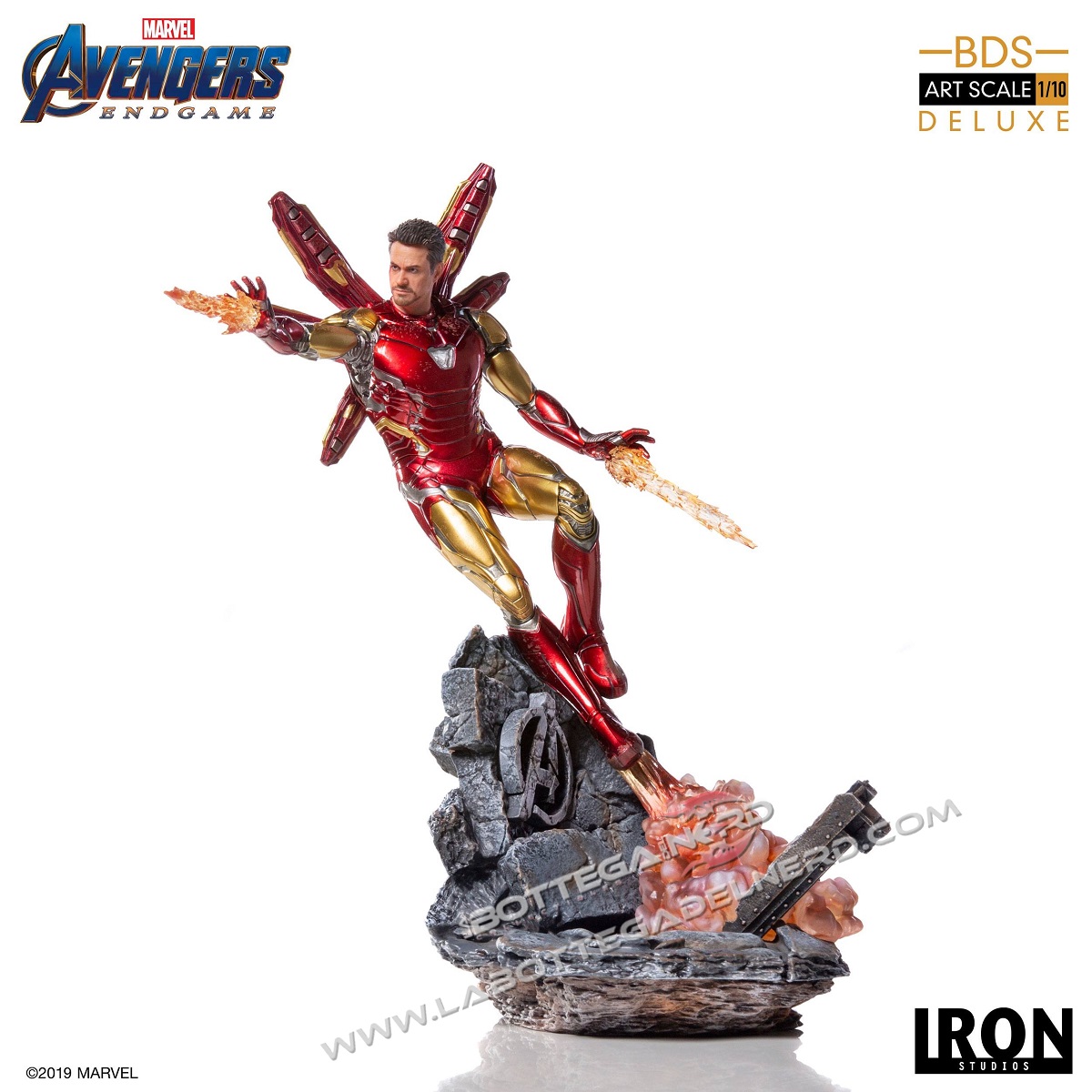 Avengers Endgame - Statua Iron Man Mark 85 Deluxe 29cm - immagine 7