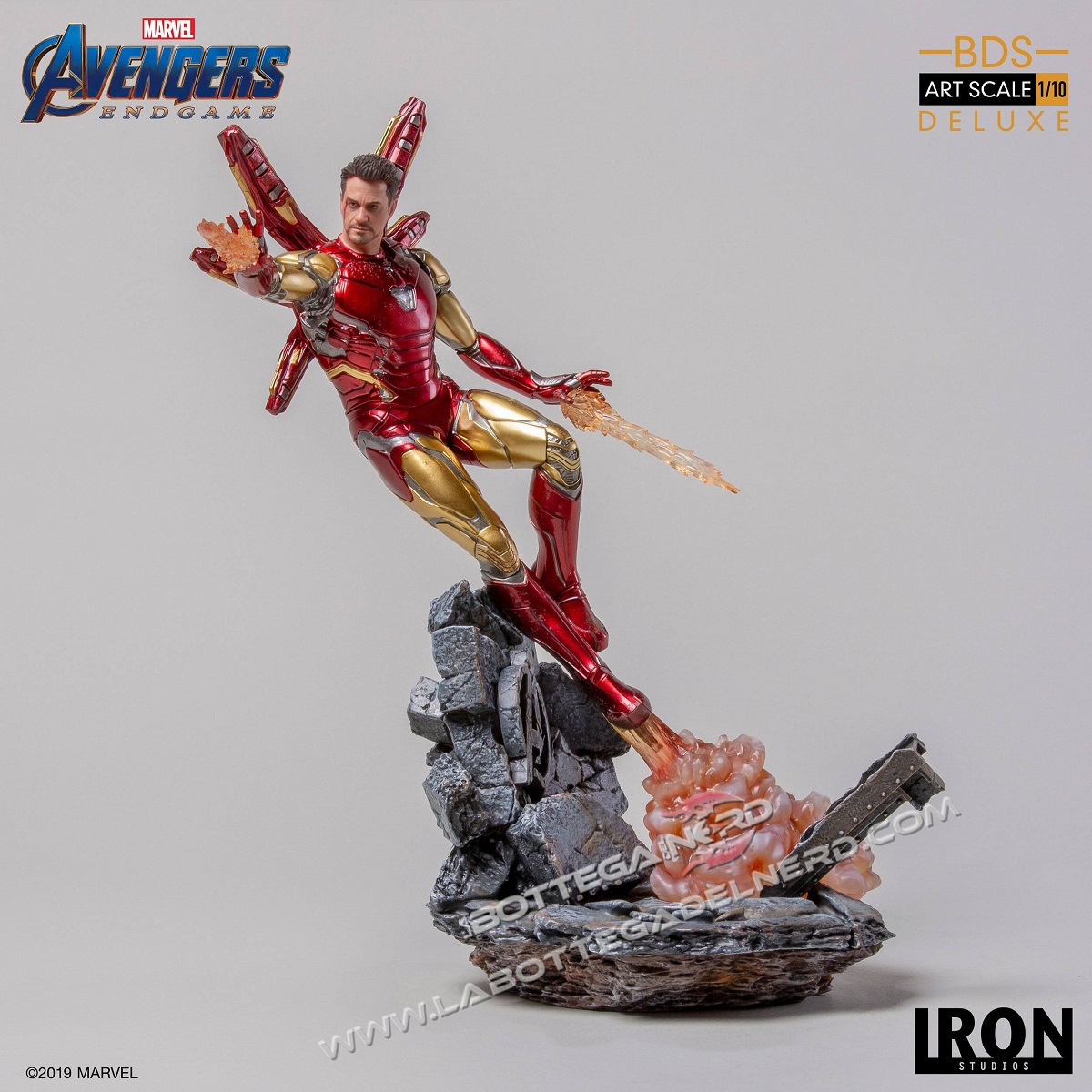 Avengers Endgame - Statua Iron Man Mark 85 Deluxe 29cm - immagine 4
