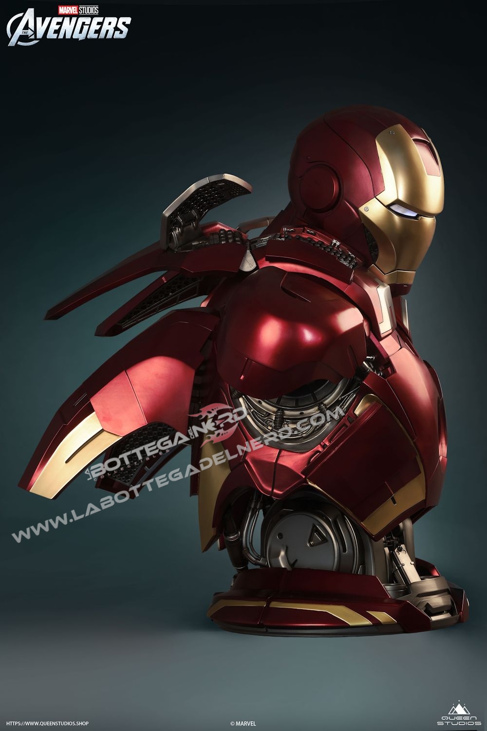 Marvel - Busto 1:1 Queen Studios Iron Man Mark 7 - immagine 3