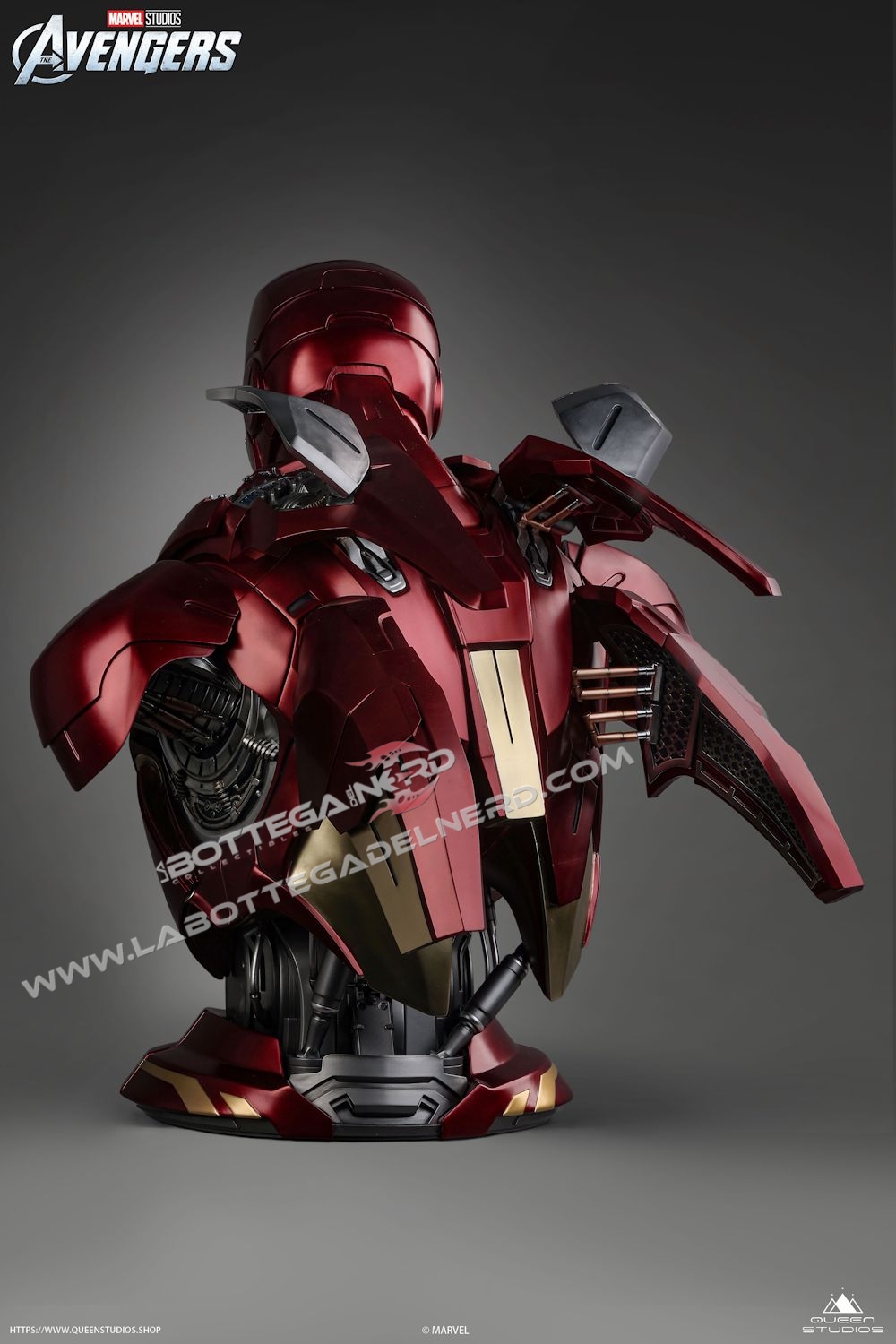 Marvel - Busto 1:1 Queen Studios Iron Man Mark 7 - immagine 8