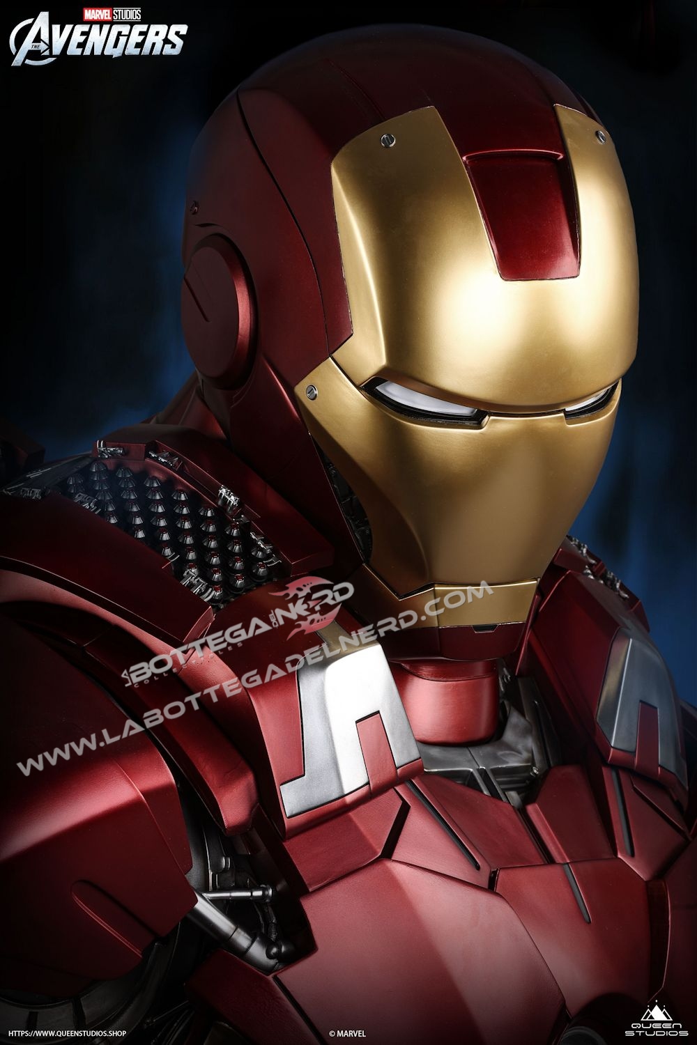 Marvel - Busto 1:1 Queen Studios Iron Man Mark 7 - immagine 7
