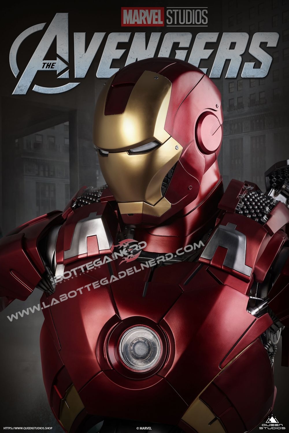 Marvel - Busto 1:1 Queen Studios Iron Man Mark 7 - immagine 6