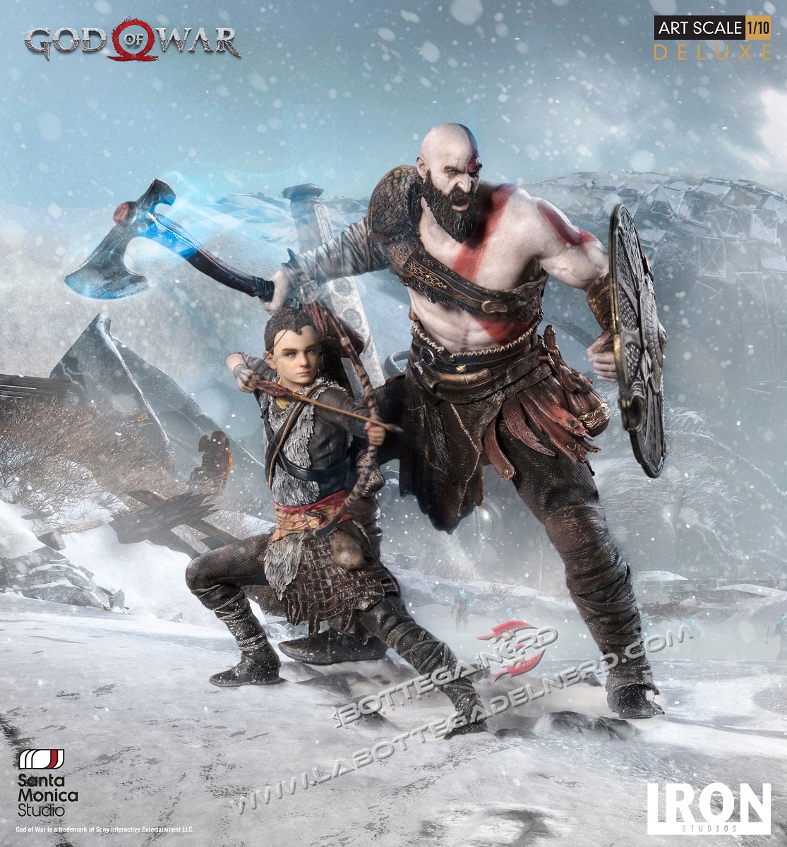 God of War - Statua Kratos & Atreus 20cm - immagine 2