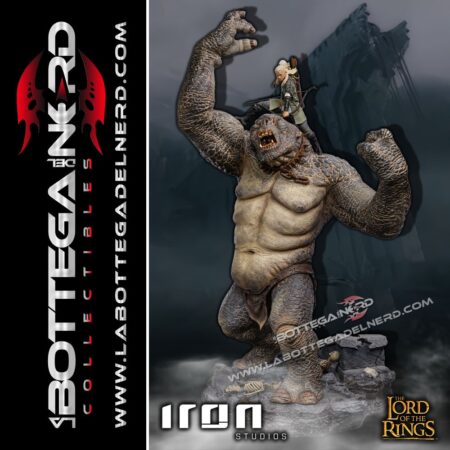 Lord Of The Rings - Deluxe Statue 1/10 Cave Troll and Legolas 72cm