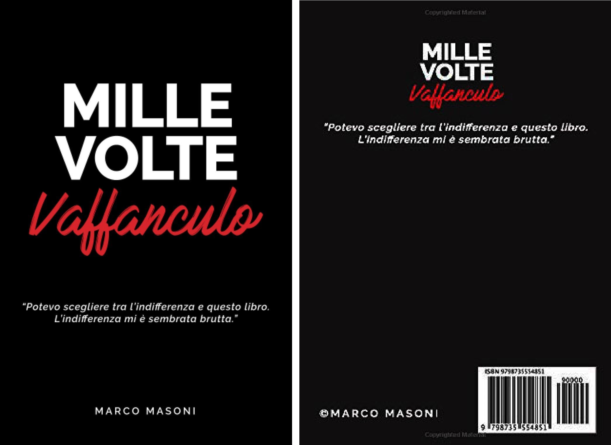 IDEA REGALO - Libro umoristico MILLE VOLTE VAFFANCULO - immagine 2