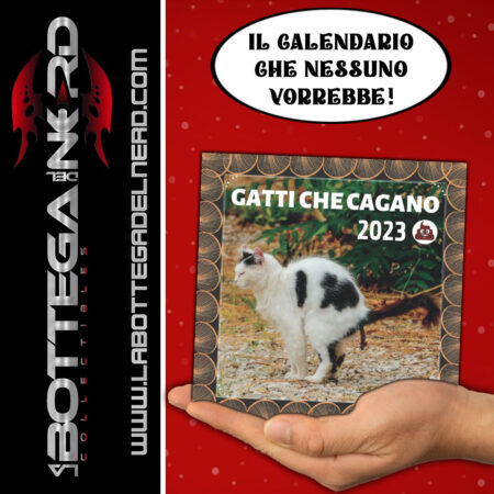IDEA REGALO - Calendario inutile GATTI CHE CAGANO 2023
