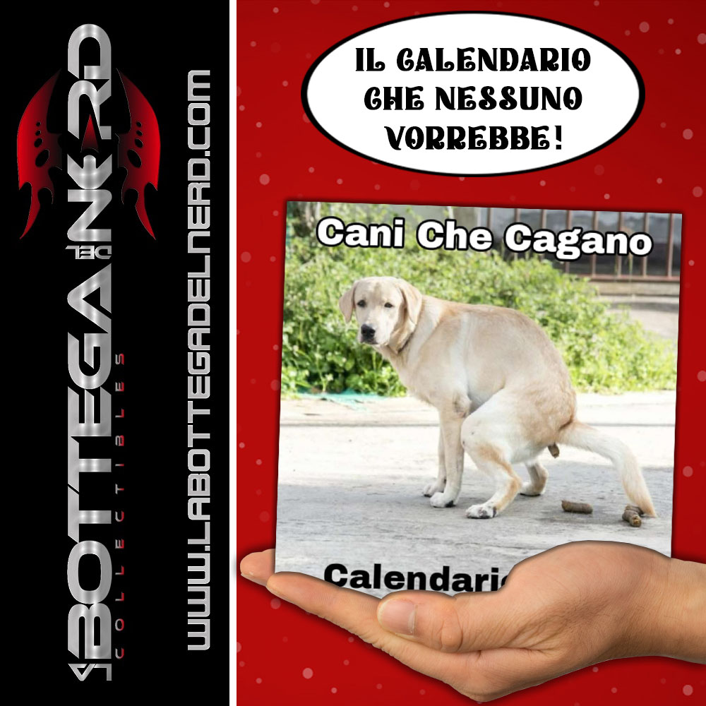 IDEA REGALO - Calendario inutile CANI CHE CAGANO 2023