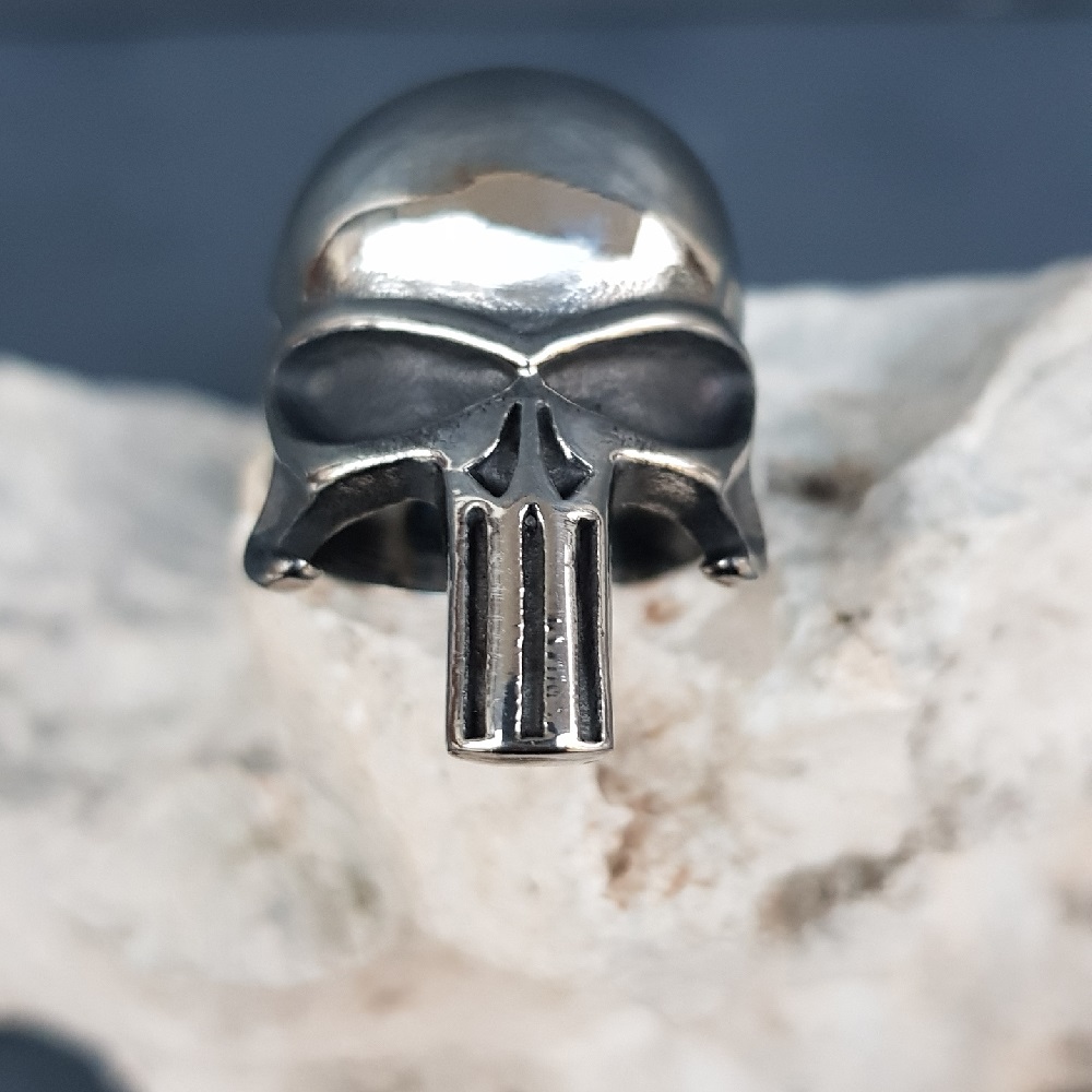 Anello acciaio - The Punisher