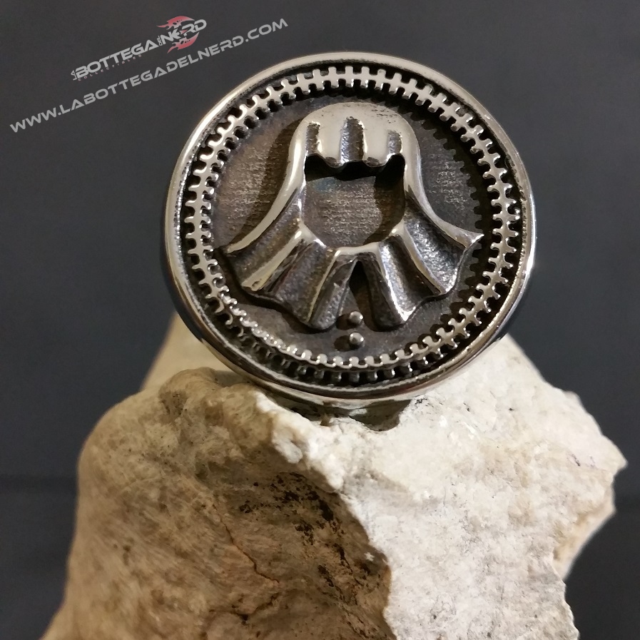 Anello acciaio "Uomini senza volto"