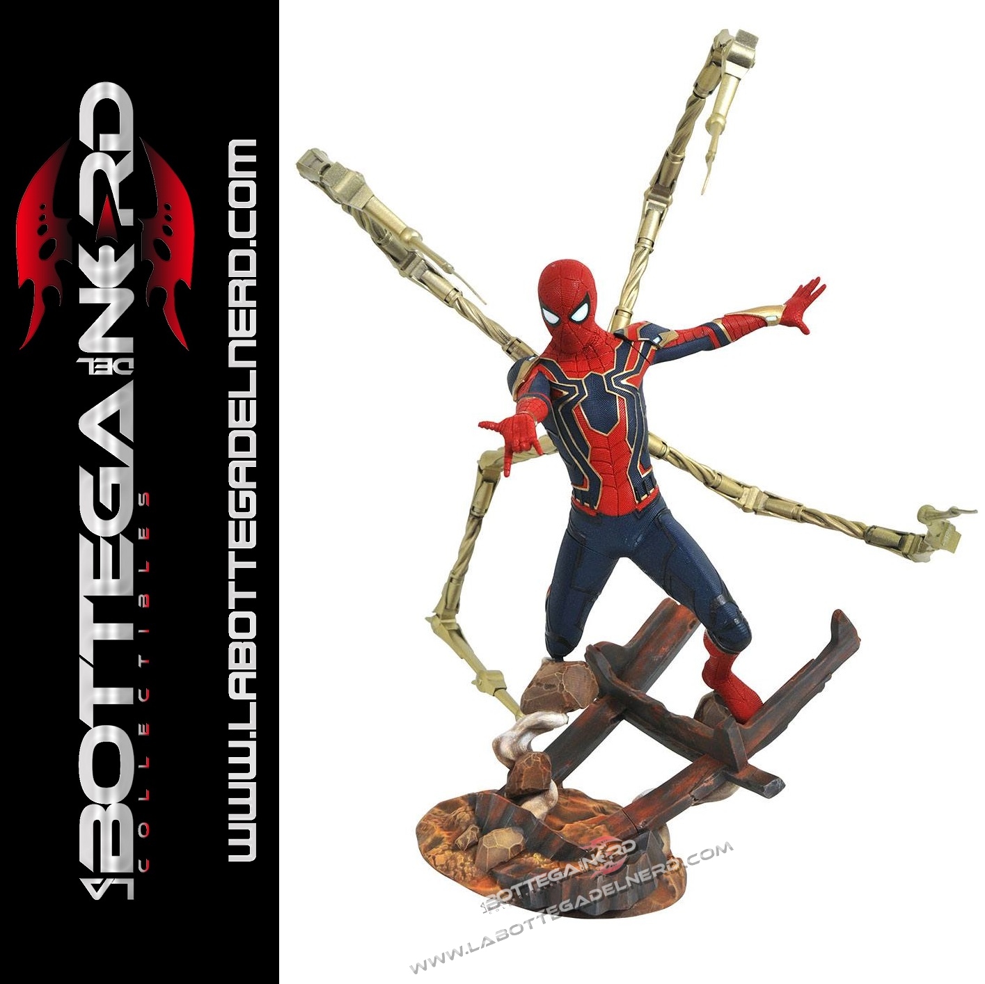 Avengers Infinity War - Statua Iron Spider-Man 30cm