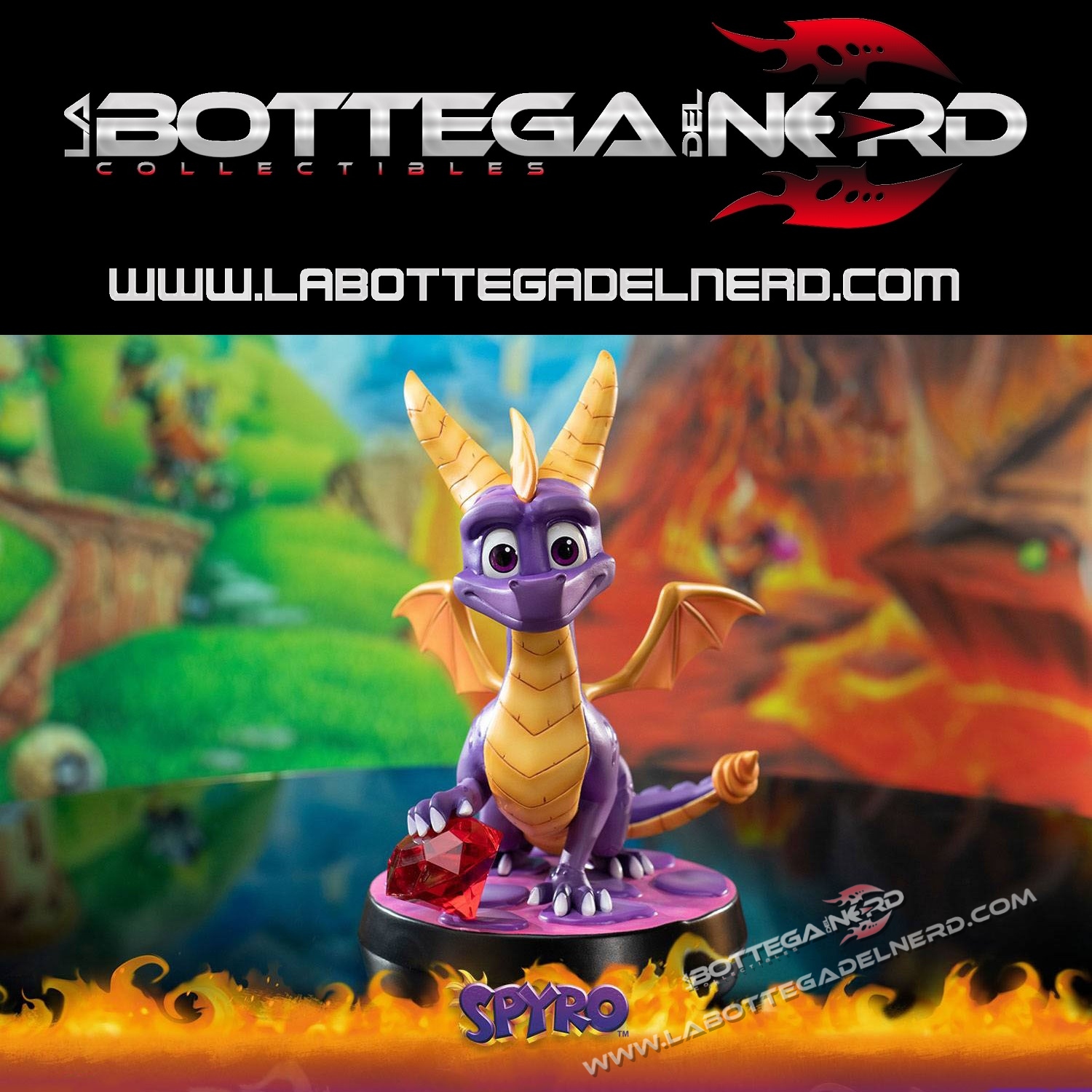 Spyro the Dragon - Statua Spyro 20cm