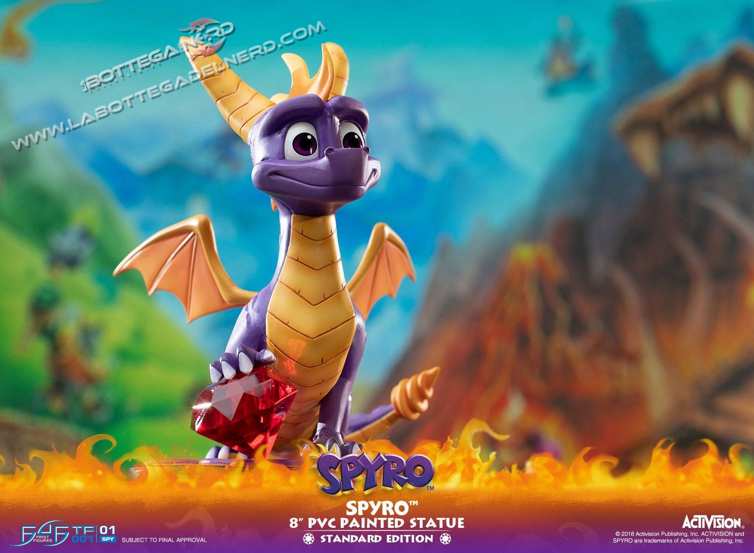 Spyro the Dragon - Statua Spyro 20cm - immagine 2