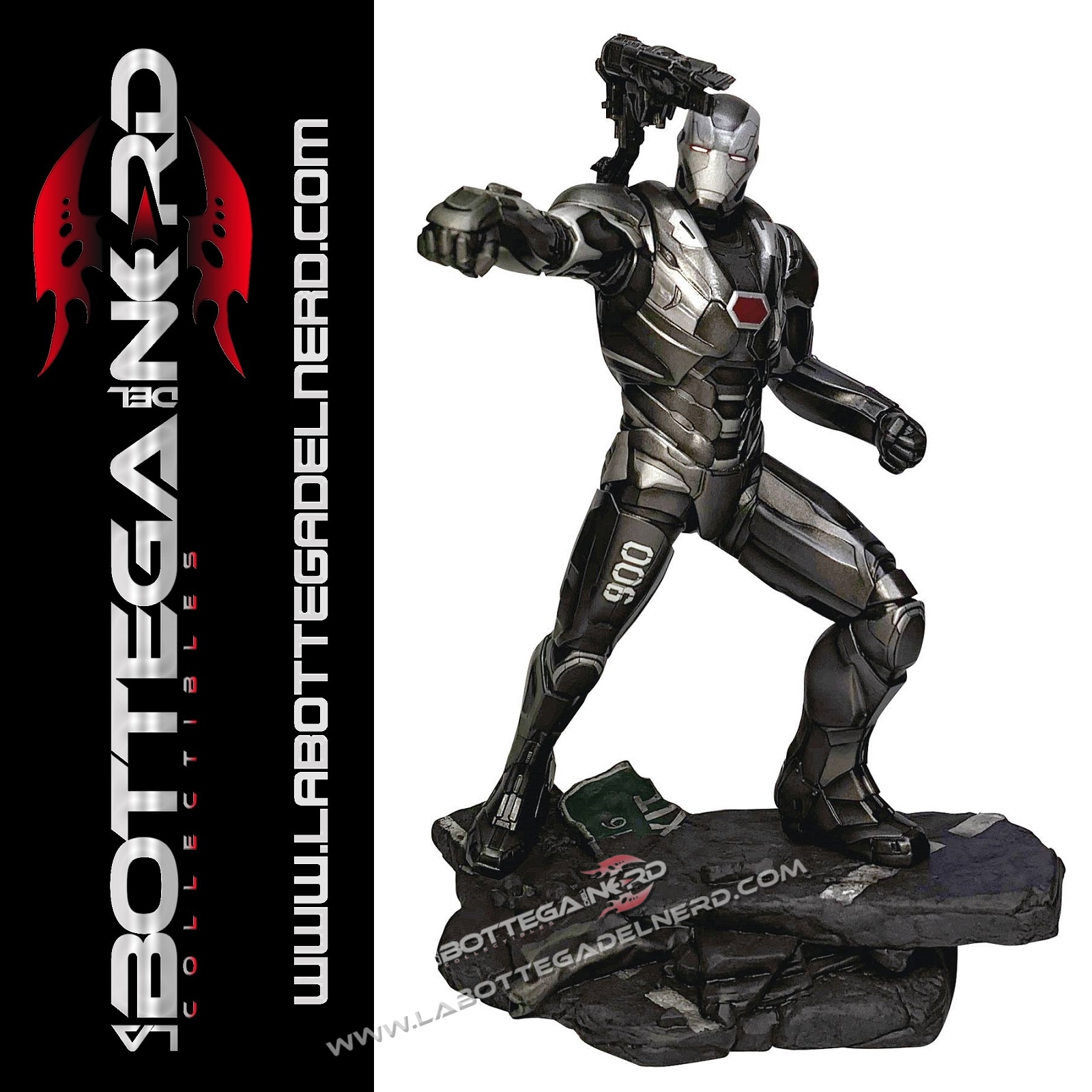 Avengers: Endgame - Gallery Statua War Machine 23cm