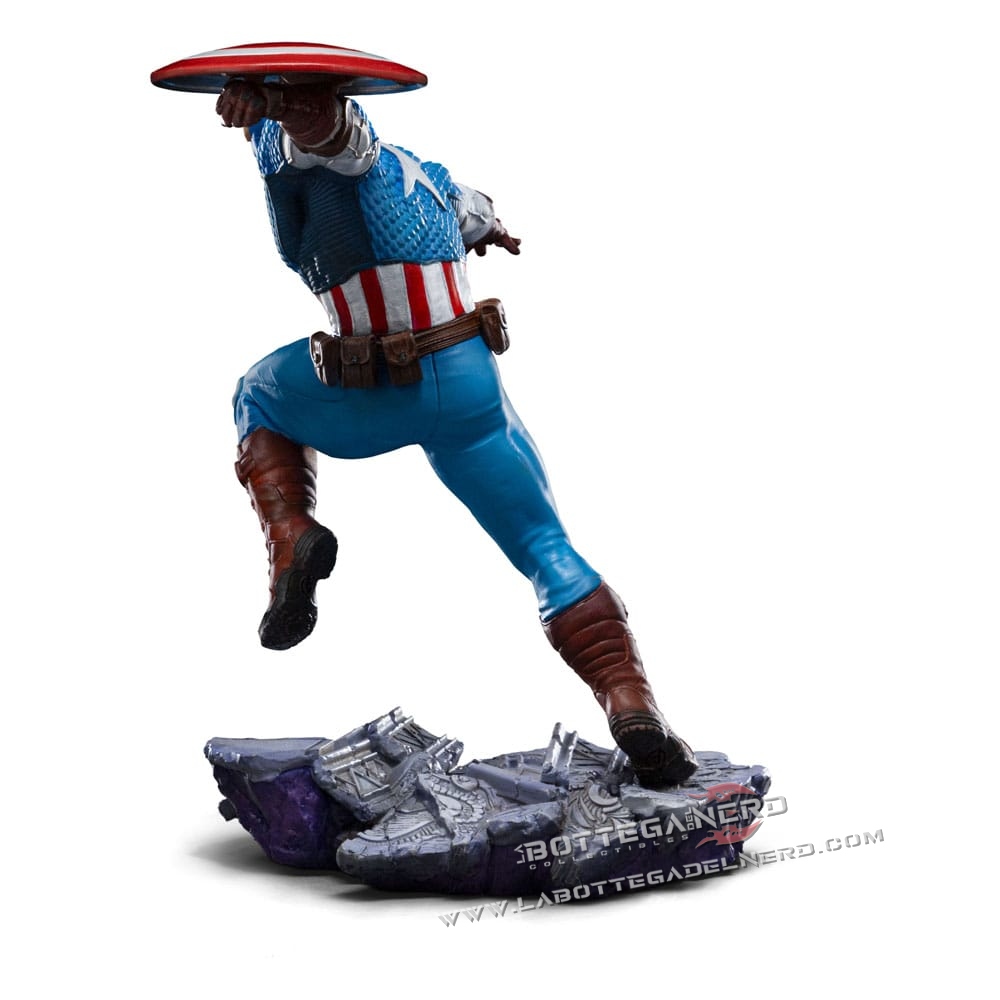 Marvel - BDS Statue 1/10 Captain America 22cm - immagine 4