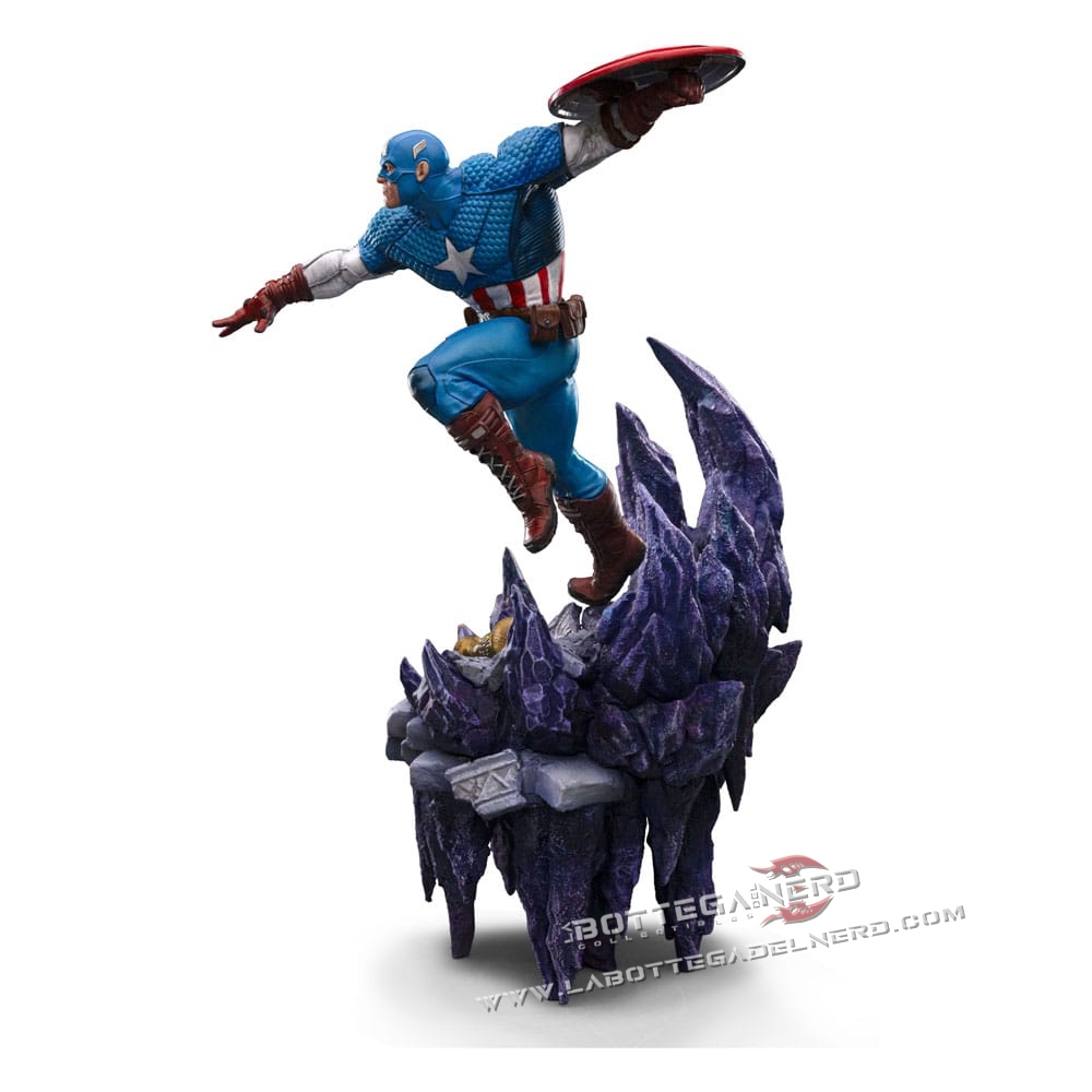 Marvel - BDS Statue 1/10 Captain America Deluxe 34cm - immagine 3