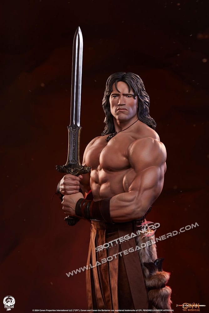 Conan il Barbaro - Elite Series Statue 1/2 Conan 116cm - immagine 5