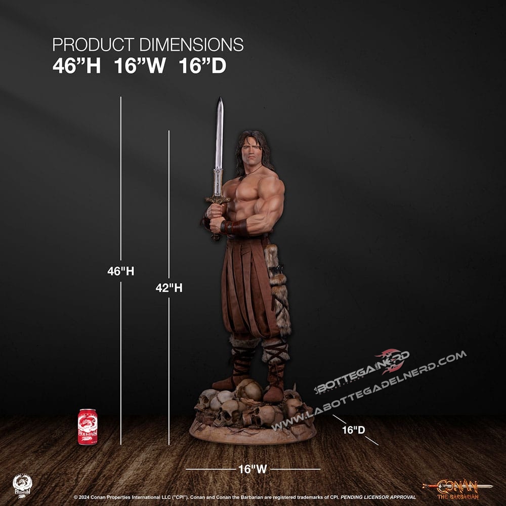 Conan il Barbaro - Elite Series Statue 1/2 Conan 116cm - immagine 13