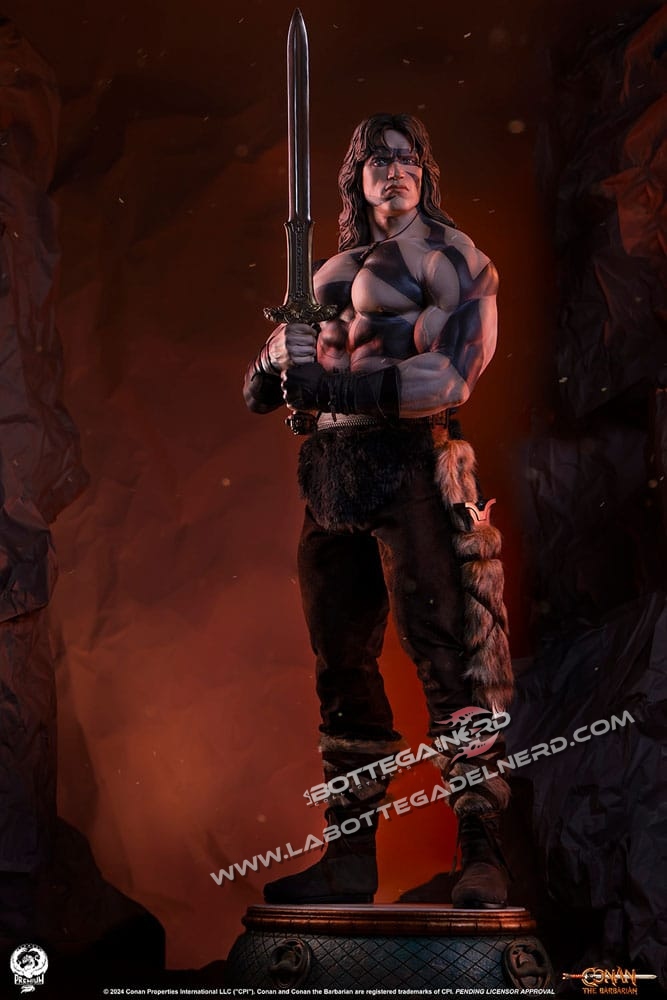 Conan il Barbaro - Elite Series Statue 1/2 Conan Warpaint 116cm - immagine 4