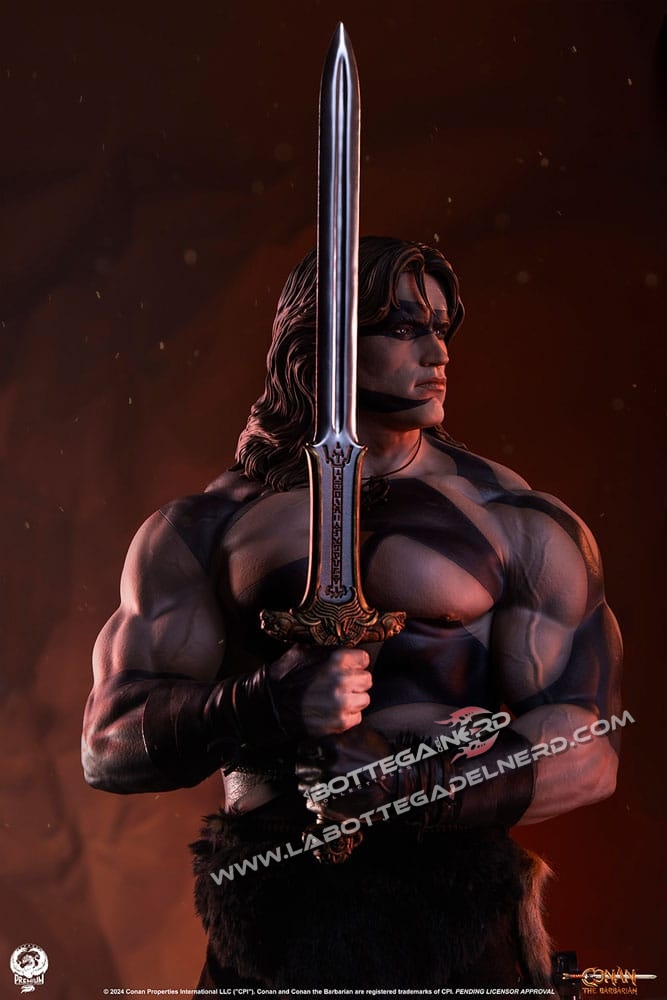 Conan il Barbaro - Elite Series Statue 1/2 Conan Warpaint 116cm - immagine 5