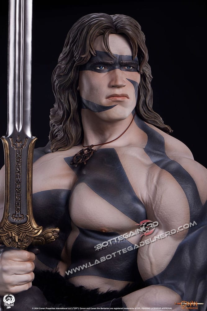 Conan il Barbaro - Elite Series Statue 1/2 Conan Warpaint 116cm - immagine 6