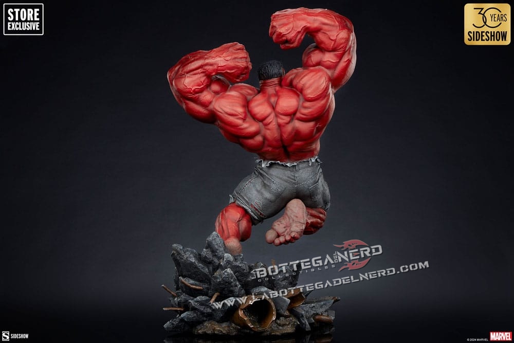 Marvel - P.F. Statue Red Hulk: Thunderbolt Ross 74cm - immagine 5