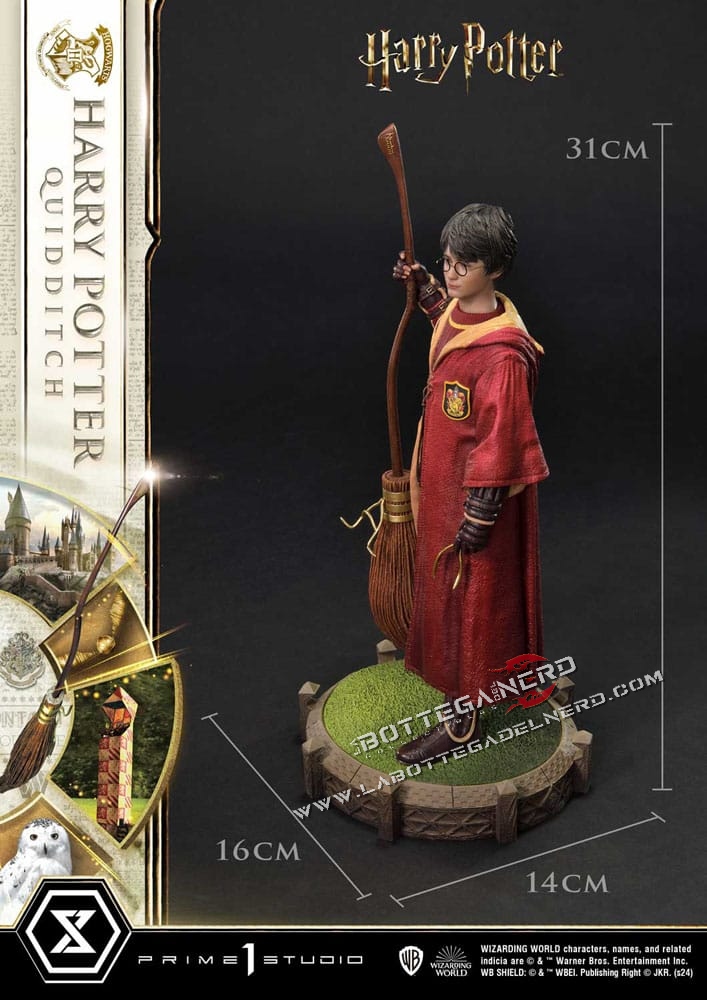 Harry Potter - Collectibles Statue 1/6 Harry Potter Quidditch 31cm - immagine 12